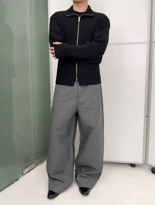 NFAI Woolen Cardigan-Black