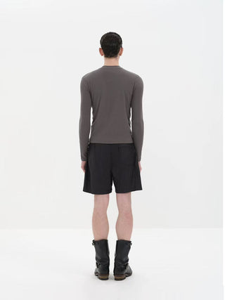 NFAI Slim Fit Long Sleeve-Etain Grey