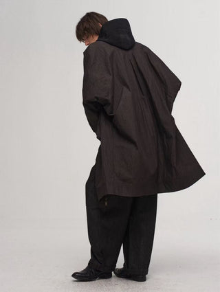 ILNya Patchwork Cocoon Trench Coat