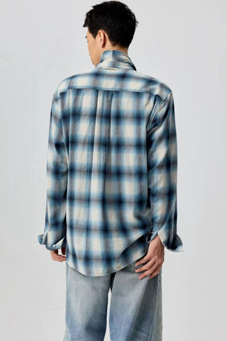 Simple Project Ombre Plaid Shirt