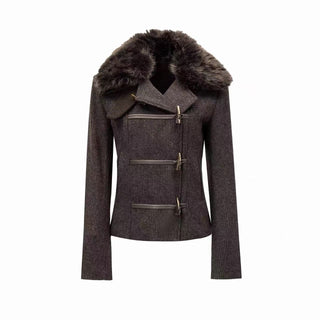 BALIANG Cedar Wool Jacket-Wood Brown