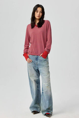 Simple Project Blue Distressed Jeans