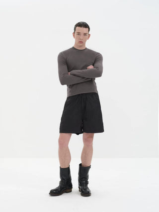 NFAI Slim Fit Long Sleeve-Etain Grey