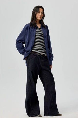 Simple Project Raw Selvedge Boot Cut Jeans