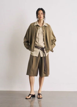 BALIANG Woven Leather Rope Belt