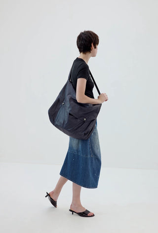 OVS Coated Bag-Navy Gray