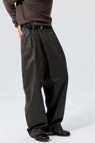 Simple Project Coated Trousers