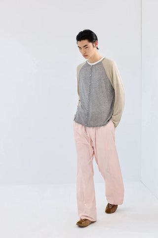 Simple Project Nylon Kendo Trousers-Pink
