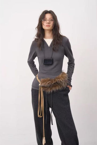 BALIANG Mist Fur Waist Accessory