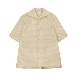 Simple Project Striped Shirt-Butter Yellow