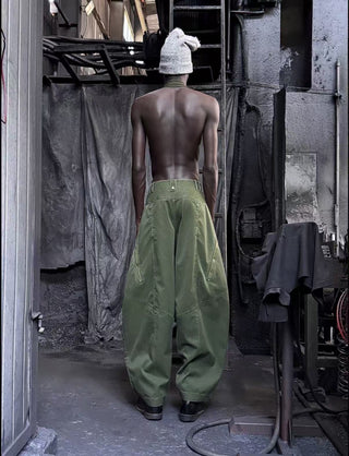 KILLWHY Conical Storage Pants-Army Green