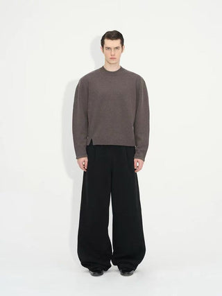 NFAI Cuffed Sweatpants-Black
