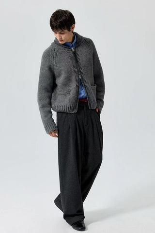 Simple Project Cowichan Sweater-Gray