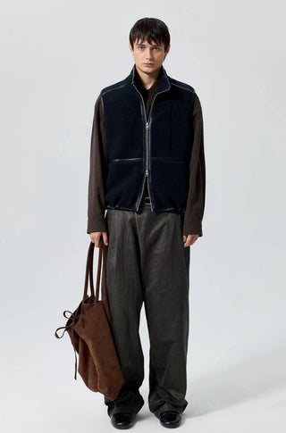 Simple Project Coated Trousers