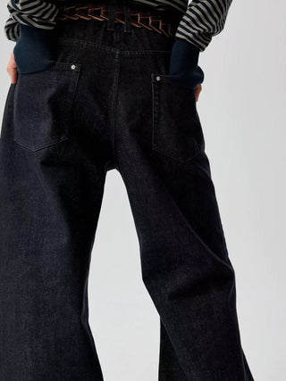 Simple Project Raw Selvedge Boot Cut Jeans