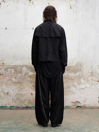 ILNya Raw Hem Casual Trousers
