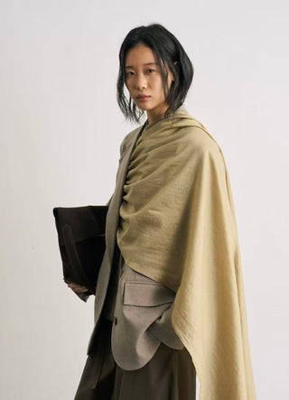 BALIANG Nomadic Scarf Blazer-Lotus Pink