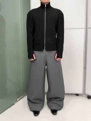 NFAI Woolen Cardigan-Black