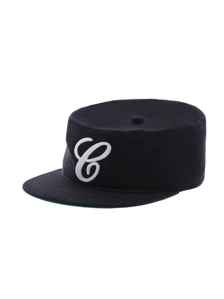 6CRAYON Flat Brimmed Baseball Cap-Navy