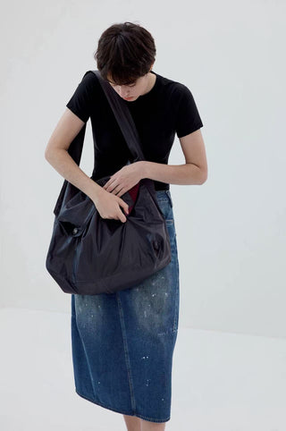 OVS Coated Bag-Navy Gray