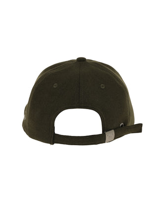 6CRAYON Embroidered Wool Blend Baseball Cap-Green