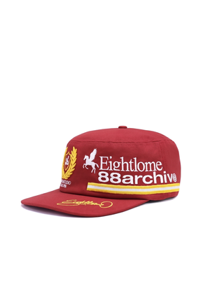 8LOME 88Archive Pillbox Cap-Red