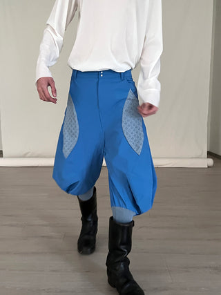 KILLWHY Kung Fu Rain-Proof Pants-Blue